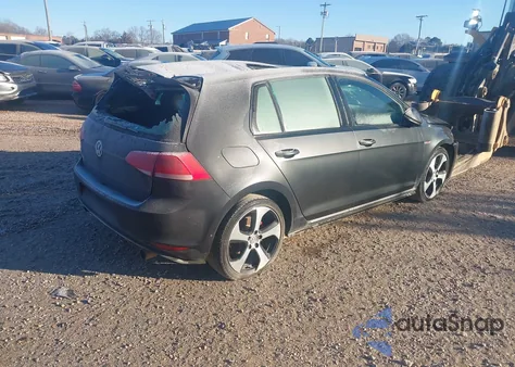2015 Volkswagen Golf Gti 2.0T Se 4-Door из США, поврежденный, VIN 3VW4T7AU4FM006101